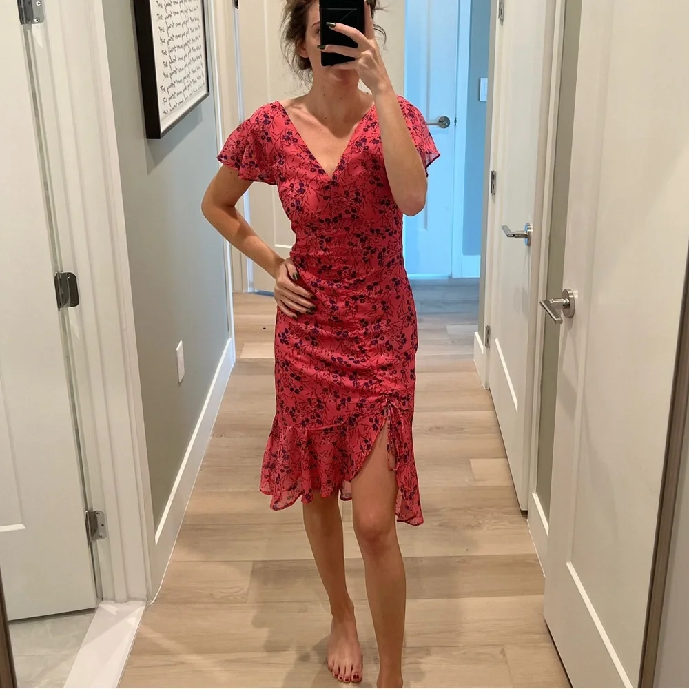 Majorelle pink floral dress - Picture 1 of 5
